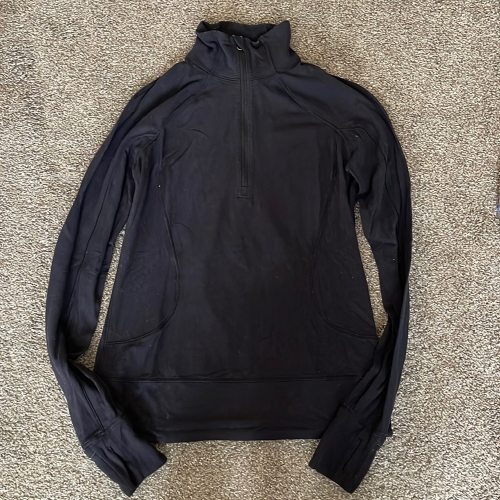 Lululemon Pull Over Black Sweater - Small